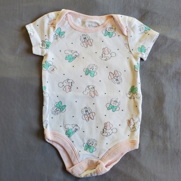 Set of 3 Disney Onesie Bodysuits 0-3 Months - Picture 4 of 5